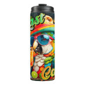 Parrot Sunset Last Call for Drinks Thermosbecher (Vorderseite)