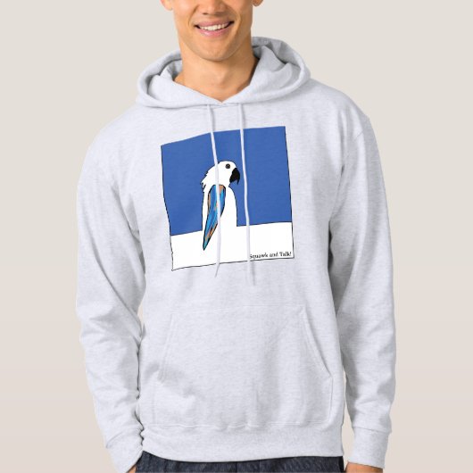 Parrot Sweatshirt Blue (Vorderseite)