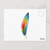 Parrot Themed Keeping in Touch  Postkarte (Rückseite)