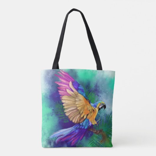 Parrot Tote Bag Tasche (Rückseite)