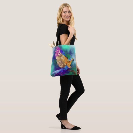 Parrot Tote Bag Tasche (Am Model)