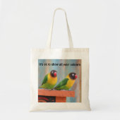 Parrot Tote Bag Tragetasche (Vorne)