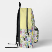 Parrot & Toucan Tropical Pattern 3-Buchstaben-Mono Bedruckter Rucksack (Links)