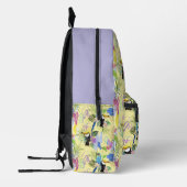 Parrot & Toucan Tropical Pattern 3-Buchstaben-Mono Bedruckter Rucksack (Links)