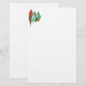 Parrot Trio Briefpapier (Vorne/Hinten)