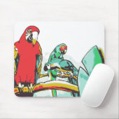 Parrot Trio Mousepad (Mit Mouse)
