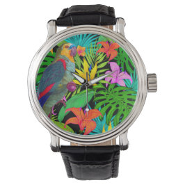 PARROT TROPICAL BIRD ARMBANDUHR