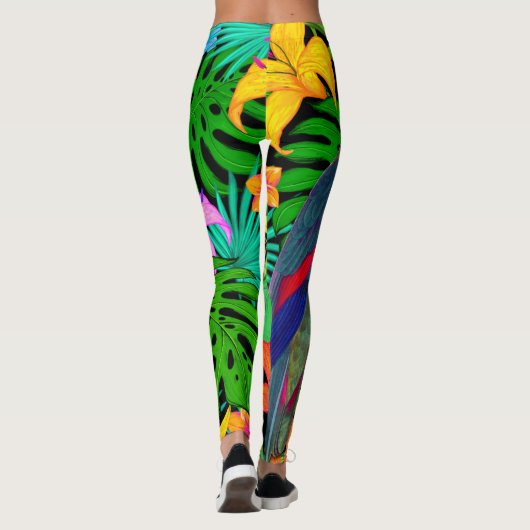 PARROT TROPICAL BIRD LEGGINGS (Rückseite)