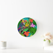 PARROT TROPICAL BIRD RUNDE WANDUHR (Zuhause)