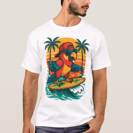 Parrot Tropical Vibes surfen T-Shirt