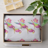 Parrot Tropical Watercolor Summer Party Seidenpapier (Geschenk)