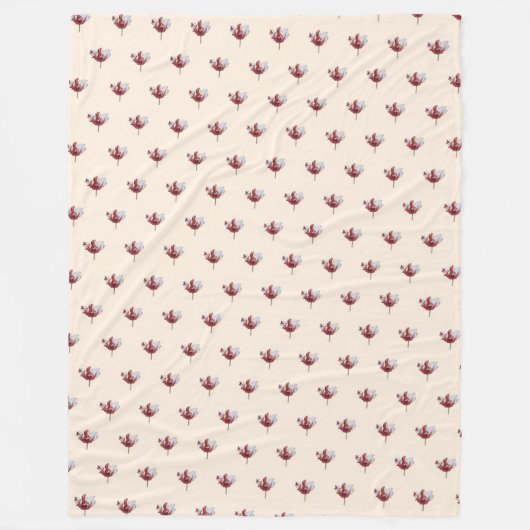 Parrot Tulip Fleecedecke (Vorderseite)