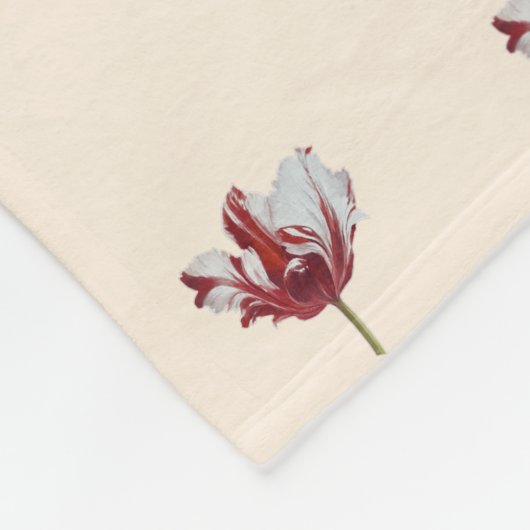 Parrot Tulip Fleecedecke (Ecke)