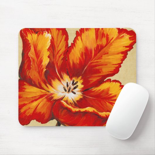 Parrot Tulip I Mousepad (Mit Mouse)