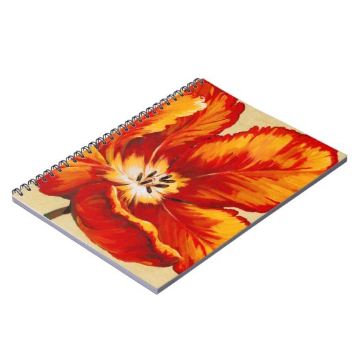 Parrot Tulip I Notizblock (Linke Seite)