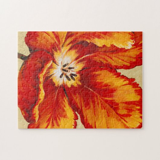 Parrot Tulip I Puzzle (Horizontal)