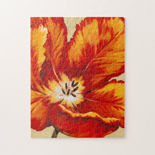 Parrot Tulip I Puzzle (Vertikal)