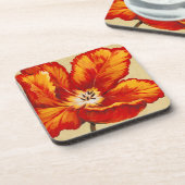 Parrot Tulip I Untersetzer (Linke Seite)