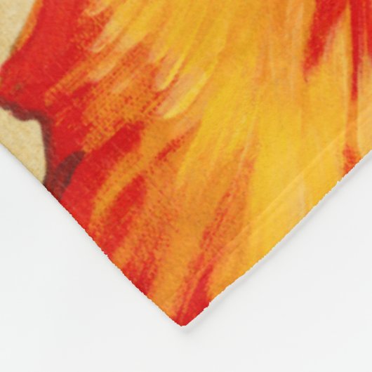 Parrot Tulip II Fleecedecke (Ecke)