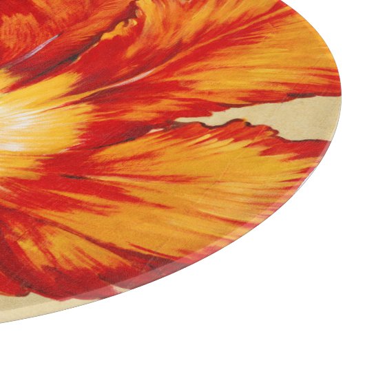 Parrot Tulip II Schneidebrett (Ecke)