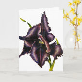 Parrot Tulip Karte (Gelbe Blume)