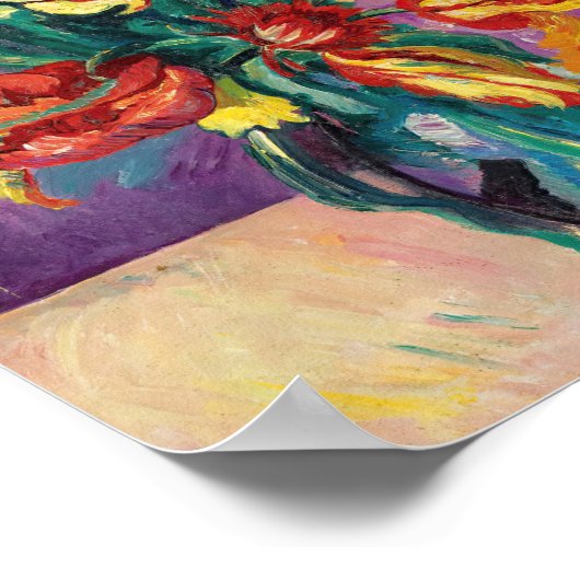 Parrot Tulips | Henri Manguin Poster (Ecke)