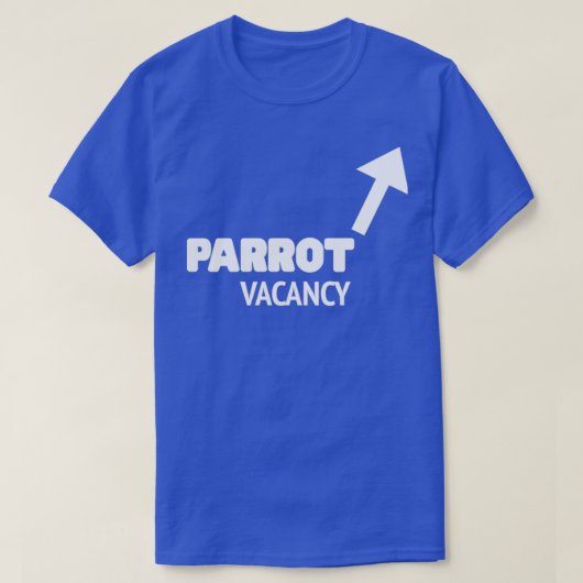 Parrot Vacancy T-Shirt (Design vorne)