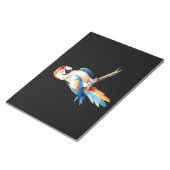 Parrot Vector Art mit lebhaften Farben Notizblock (angewinkelt)