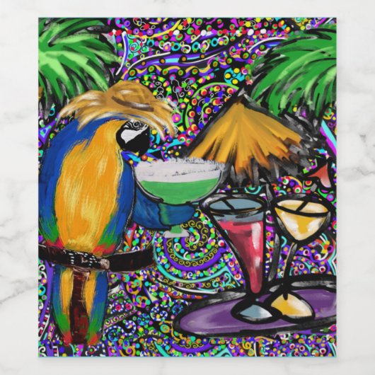 PARROT WEINETIKETT (Einzelnes Label)