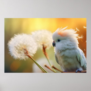 Parrot Wild Bird Animal Tranquile Peace Poster