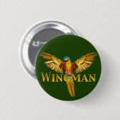 Parrot Wingman Button (Vorne & Hinten)