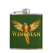 Parrot Wingman Flachmann (Vorderseite)