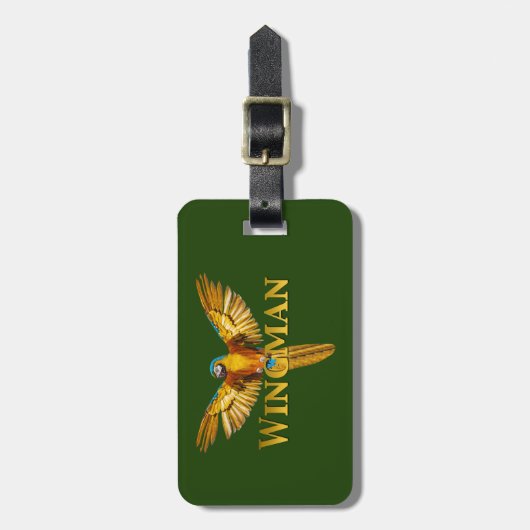 Parrot Wingman Gepäckanhänger (Vorderseite vertikal)