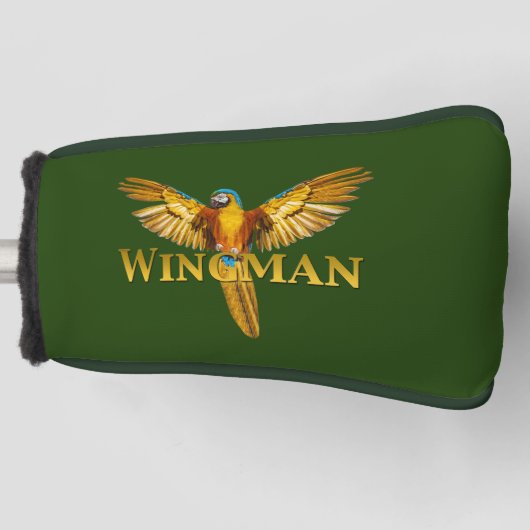 Parrot Wingman Golf Headcover (Vorderseite)