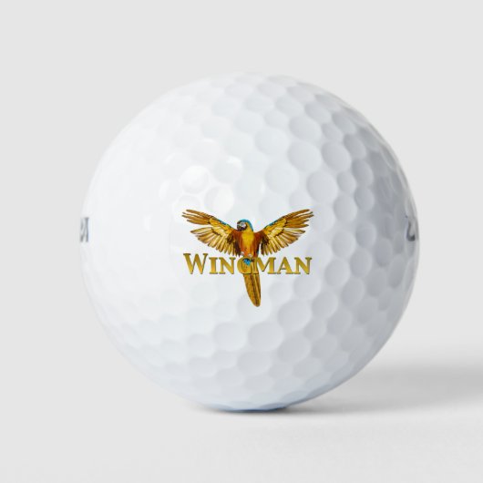 Parrot Wingman Golfball (Vorderseite)