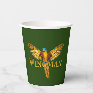 Parrot Wingman Pappbecher