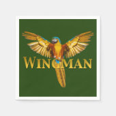 Parrot Wingman Serviette (Vorderseite)