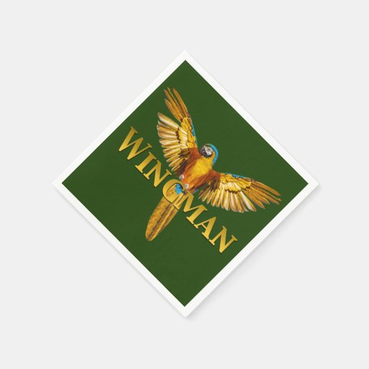 Parrot Wingman Serviette (Ecke)