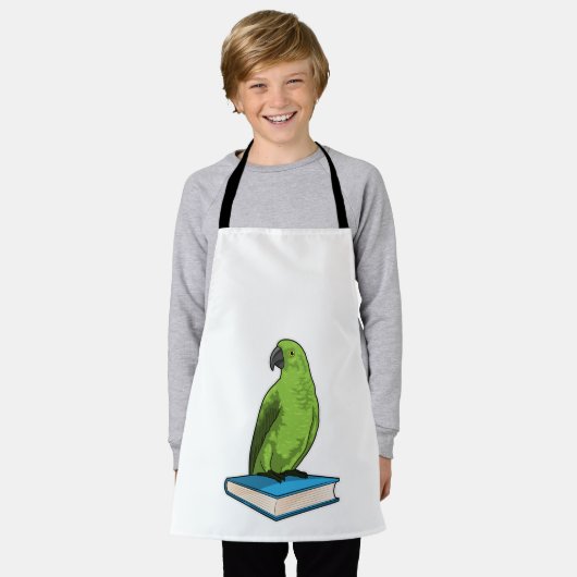 Parrot with Book Schürze (Getragen)