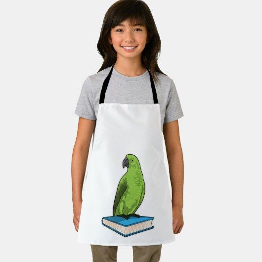 Parrot with Book Schürze (Insitu)