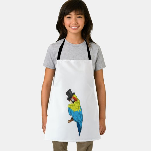 Parrot with Cylinder Schürze (Insitu)