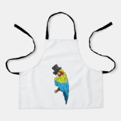 Parrot with Cylinder Schürze (Vorderseite)