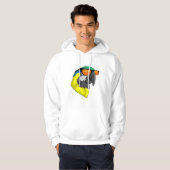 Parrot with Sungasse Hoodie (Vorne ganz)
