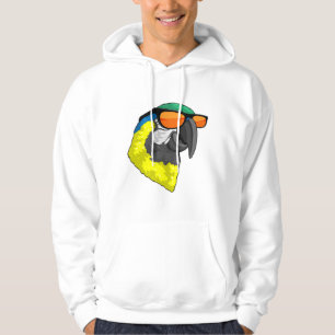 Parrot with Sungasse Hoodie