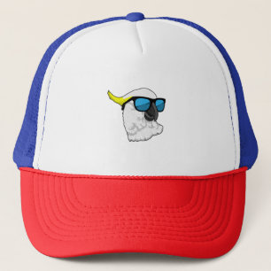 Parrot with Sungasse Truckerkappe