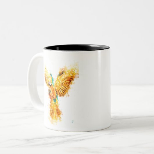 Parrot Zweifarbige Tasse (Vorderseite Links)