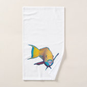 Parrotfish - Abstraktes Design - Aus dem Foto schn Badhandtuch Set (Handtuch)