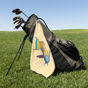 Parrotfish - Abstraktes Design - Aus dem Foto schn Golfhandtuch
