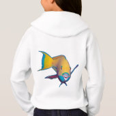 Parrotfish - Abstraktes Design - Aus dem Foto schn Hoodie (Rückseite)