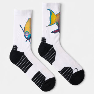 Parrotfish - Abstraktes Design - Aus dem Foto schn Socken